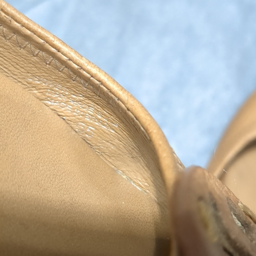 Tory Burch Reva Tumbled Logo Flats size 4.5 - Picture 8 of 10